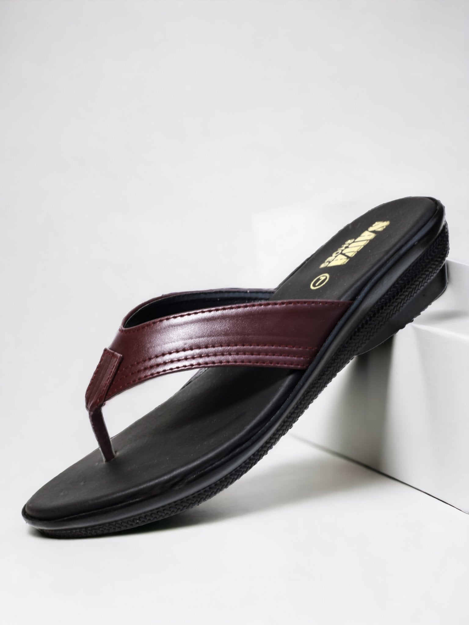 MAROON CASUAL SLIPPERS 442 MR - Sawa.pkWomen footwear shoes affordable