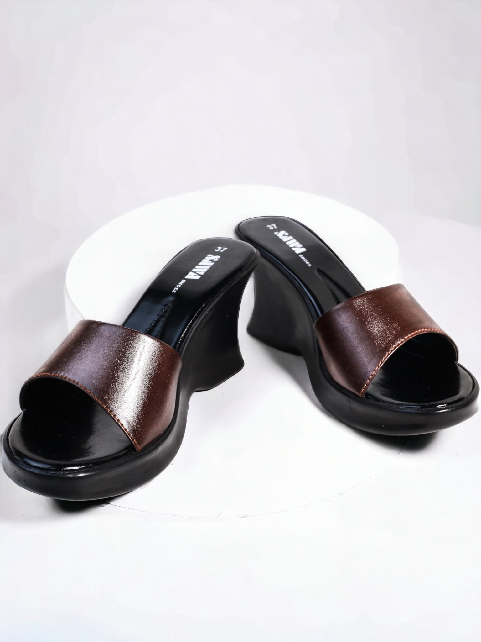 MAROON CASUAL WEDGES 805 MR - Sawa.pkWomen footwear shoes affordable
